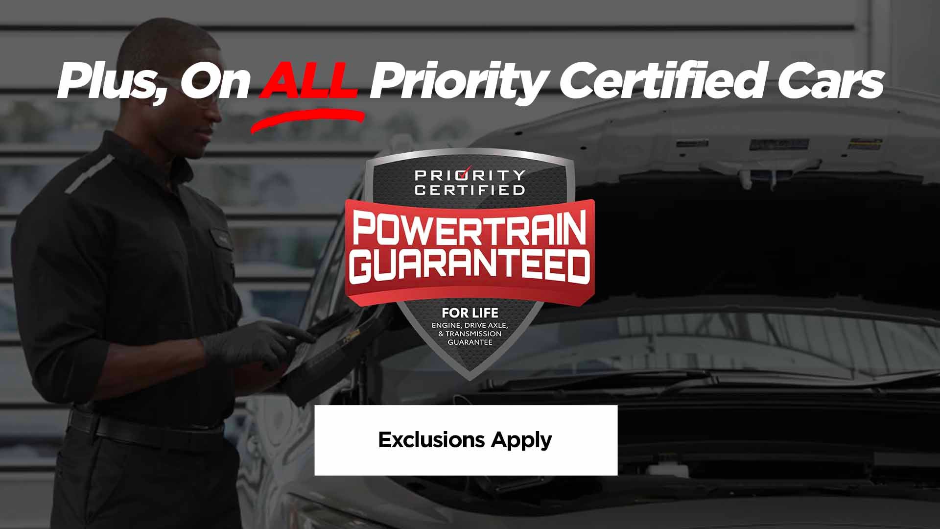 Priority Chevrolet in Newport News VA, Powertrain Guaranteed on Priority Certified Cars*